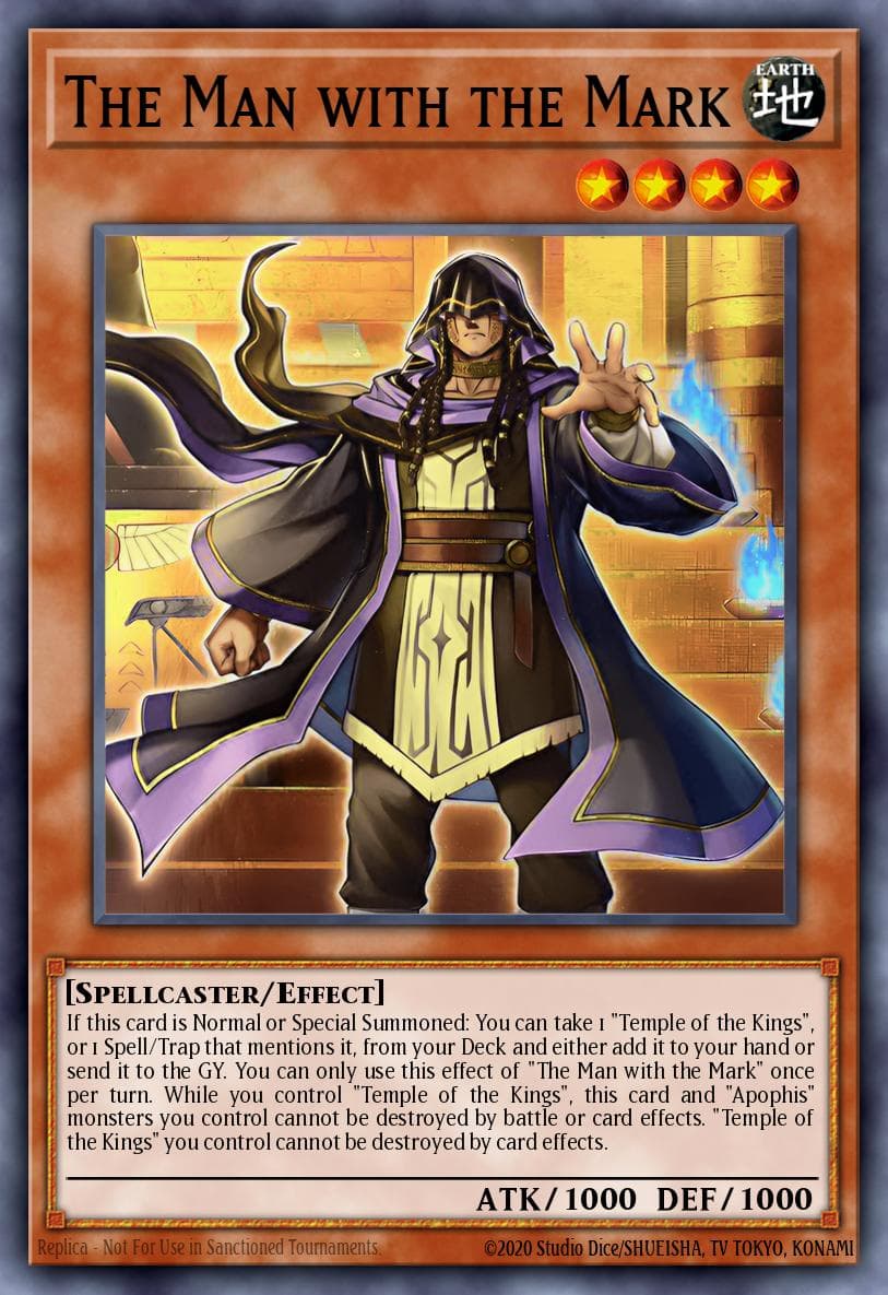 The Man with the Mark Maze of the Master card