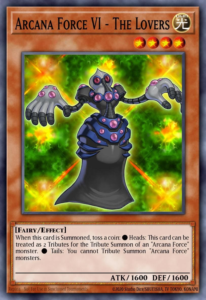 Arcana Force VI - The Lovers Light of Destruction: Special Edition card