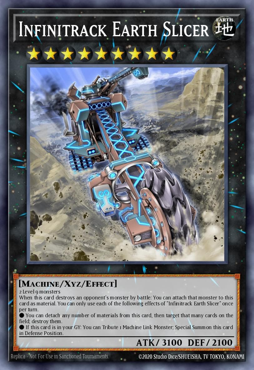 Infinitrack Earth Slicer The Infinity Chasers card