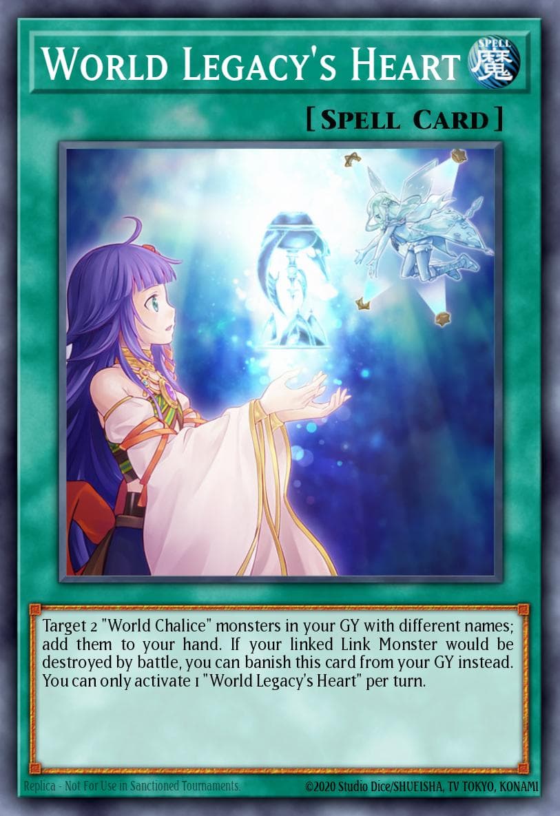 World Legacy's Heart Code of the Duelist Special Edition card