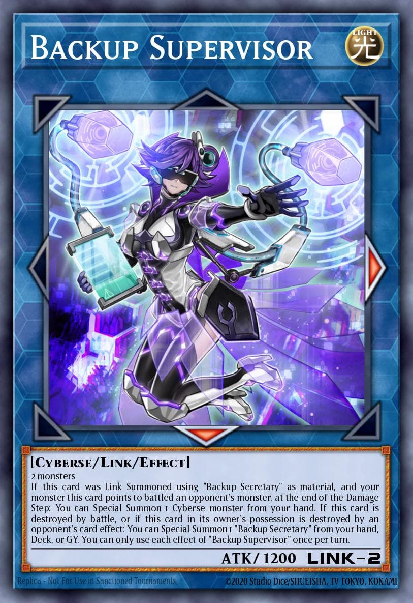 Backup Supervisor 遊戲王 card