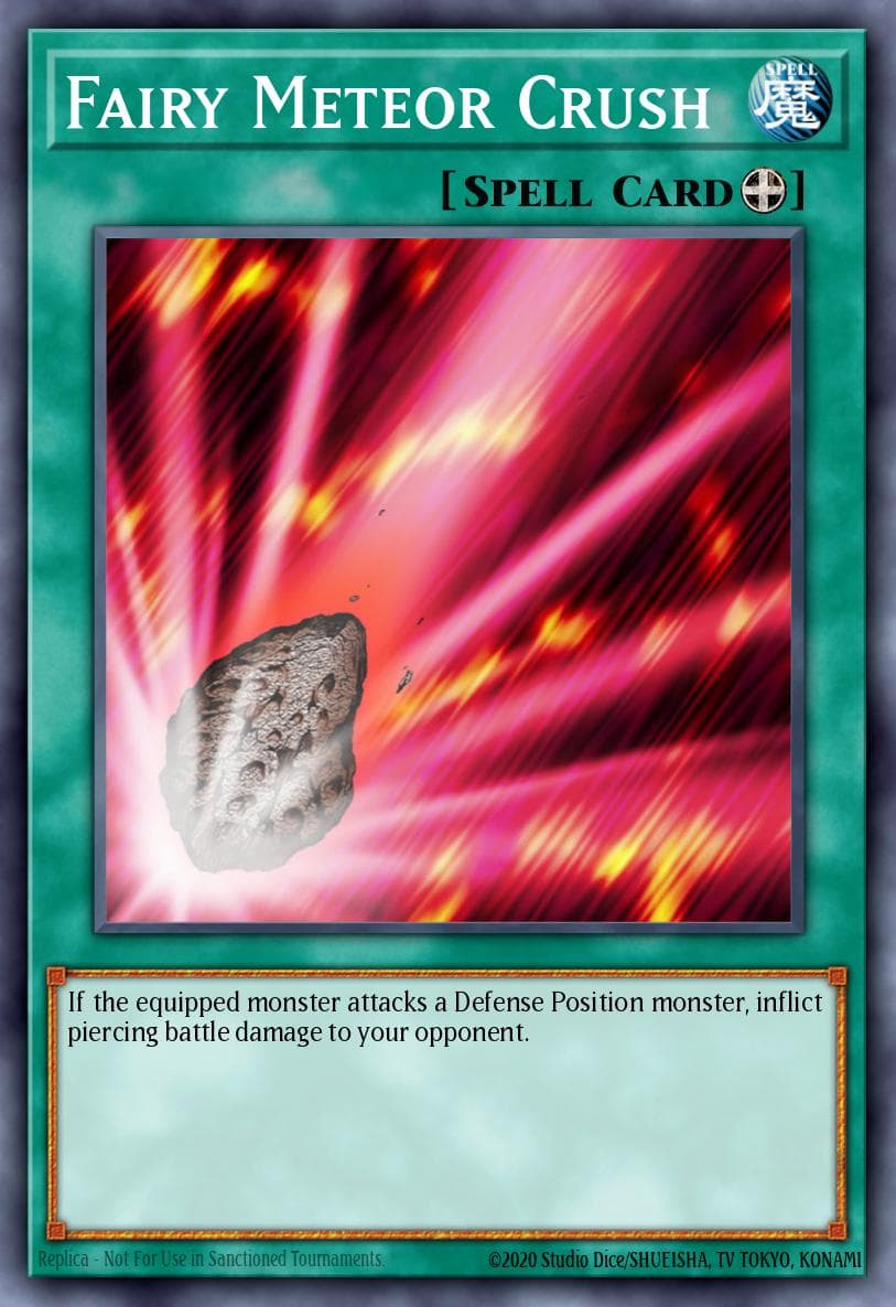 Fairy Meteor Crush Duel Terminal 1 card