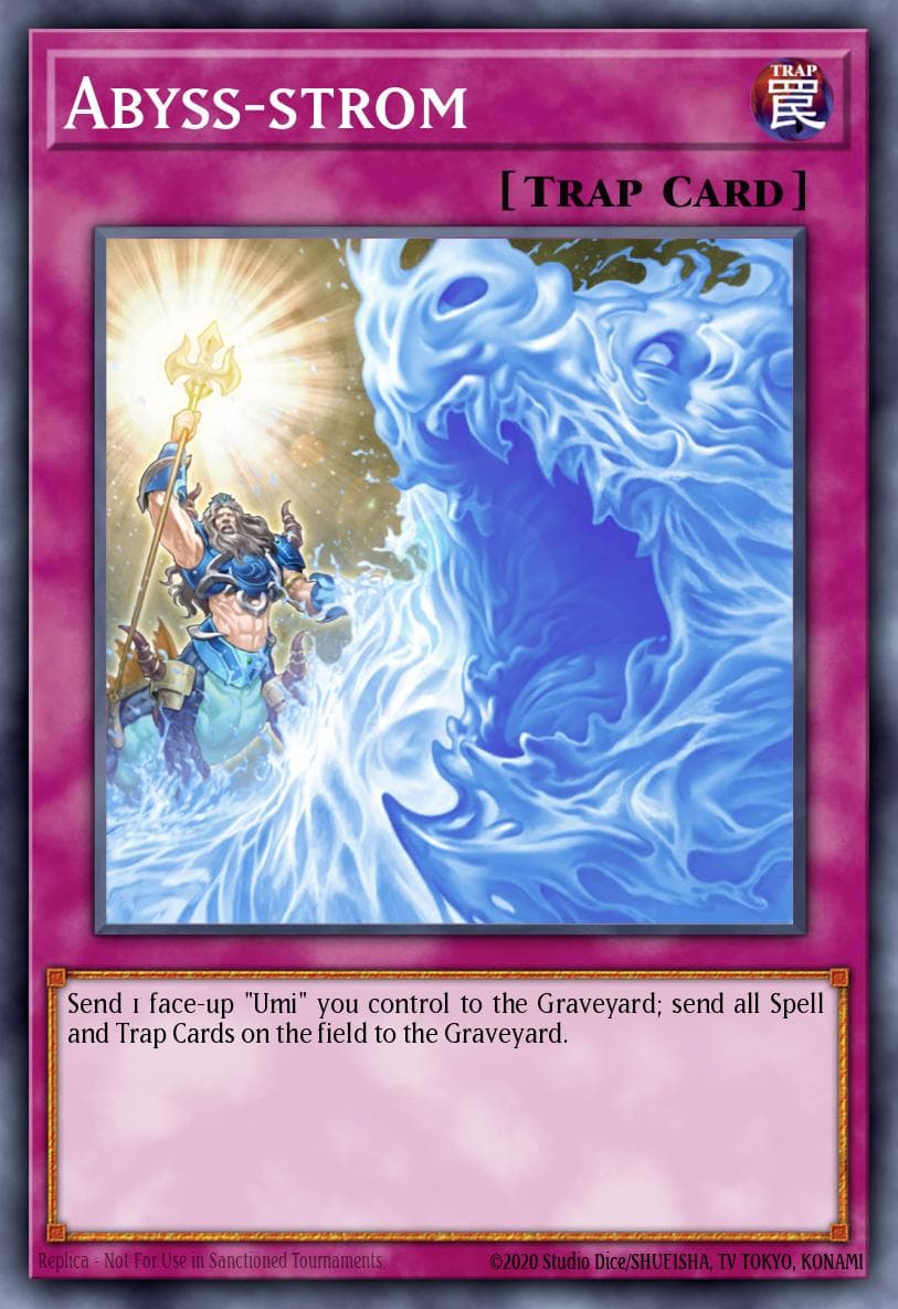 深淵激流 遊戲王 card