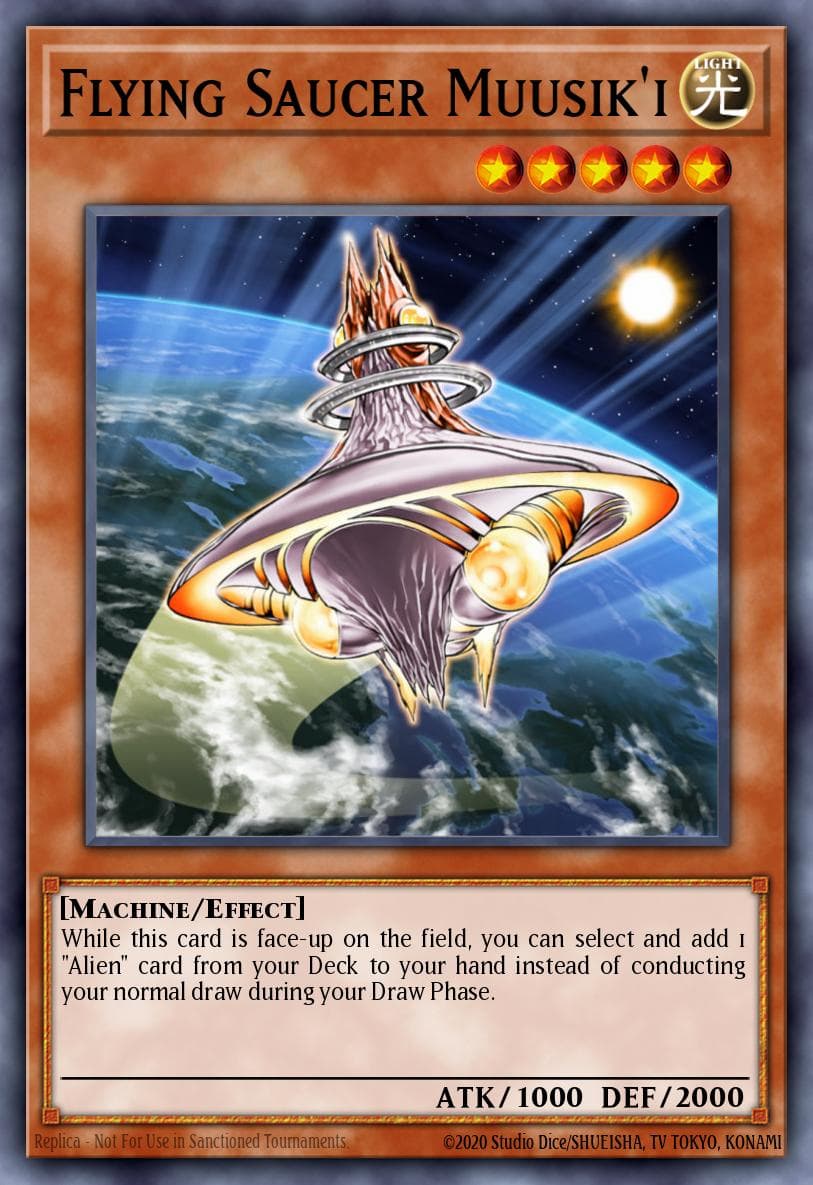 Flying Saucer Muusik'i Power of the Duelist card