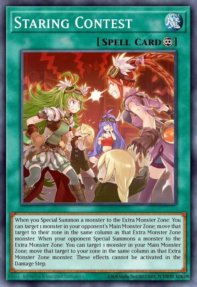 Staring Contest Flames of Destruction Special Edition card