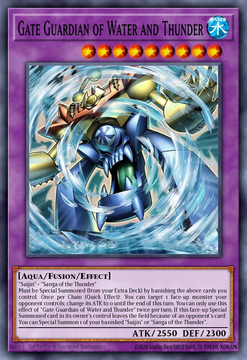 Gate Guardian of Water and Thunder Maze of Memories card