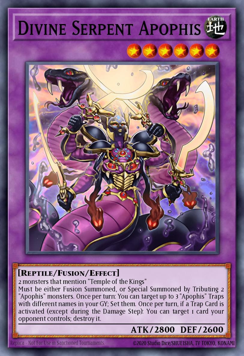 Divine Serpent Apophis Maze of the Master card