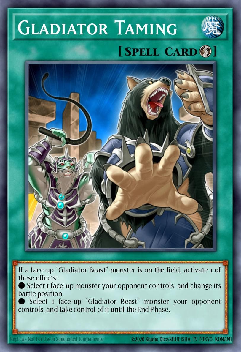 Gladiator Taming Extreme Victory Sneak Peek Participation Card card