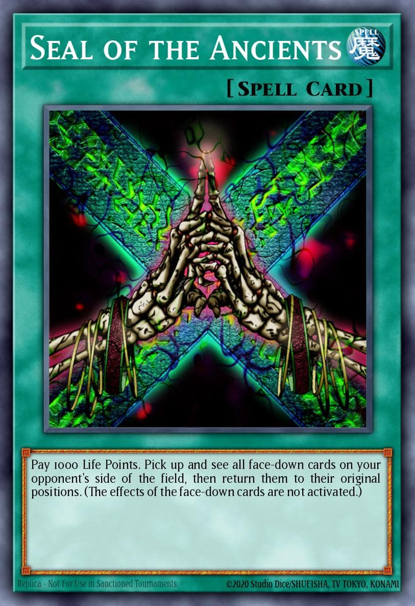 Seal of the Ancients Yu-Gi-Oh! Power of Chaos: Kaiba the Revenge promotional cards card
