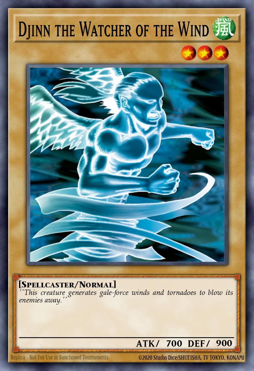 Djinn the Watcher of the Wind 游戏王 card