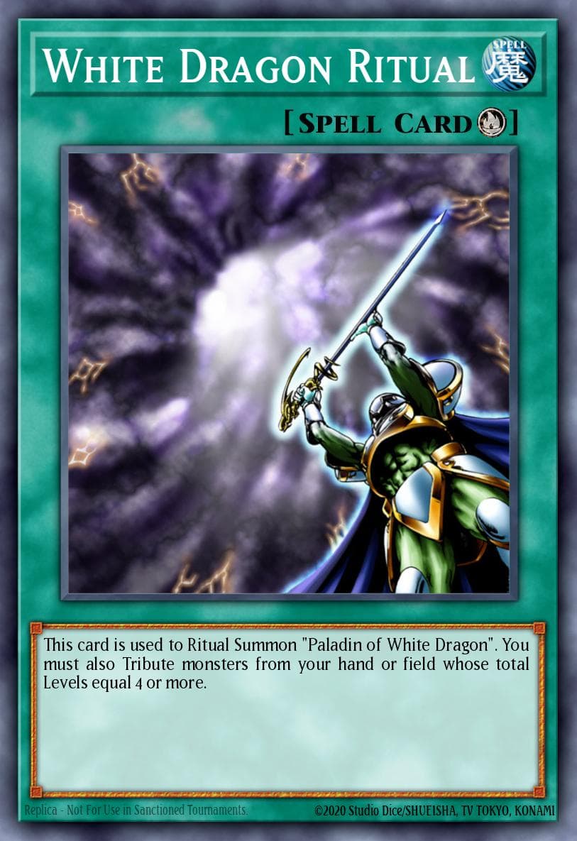 White Dragon Ritual Speed Duel: Battle City Box card