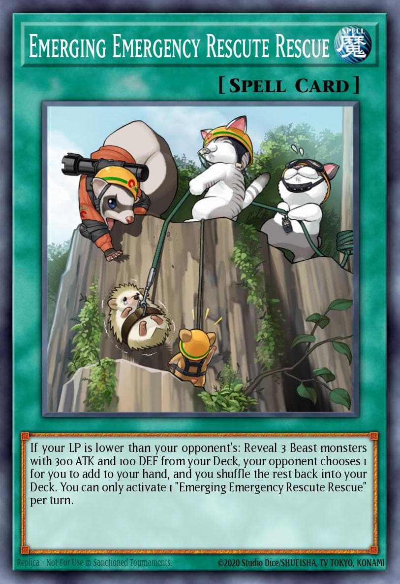 Emerging Emergency Rescute Rescue Code of the Duelist Special Edition card