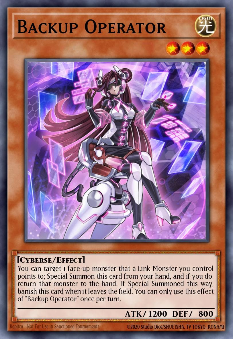 Backup Operator Flames of Destruction Special Edition card