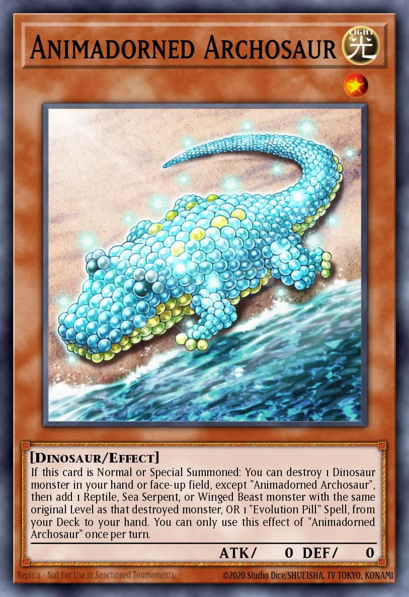 Animadorned Archosaur Eternity Code Premiere! promotional card card
