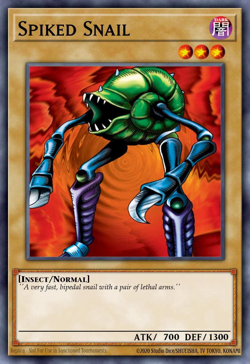 Spiked Snail 游戏王 card
