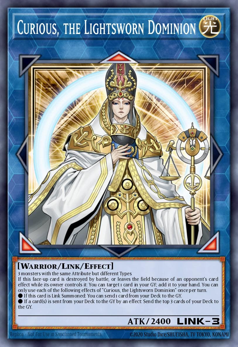 Curious, the Lightsworn Dominion Extreme Force Special Edition card