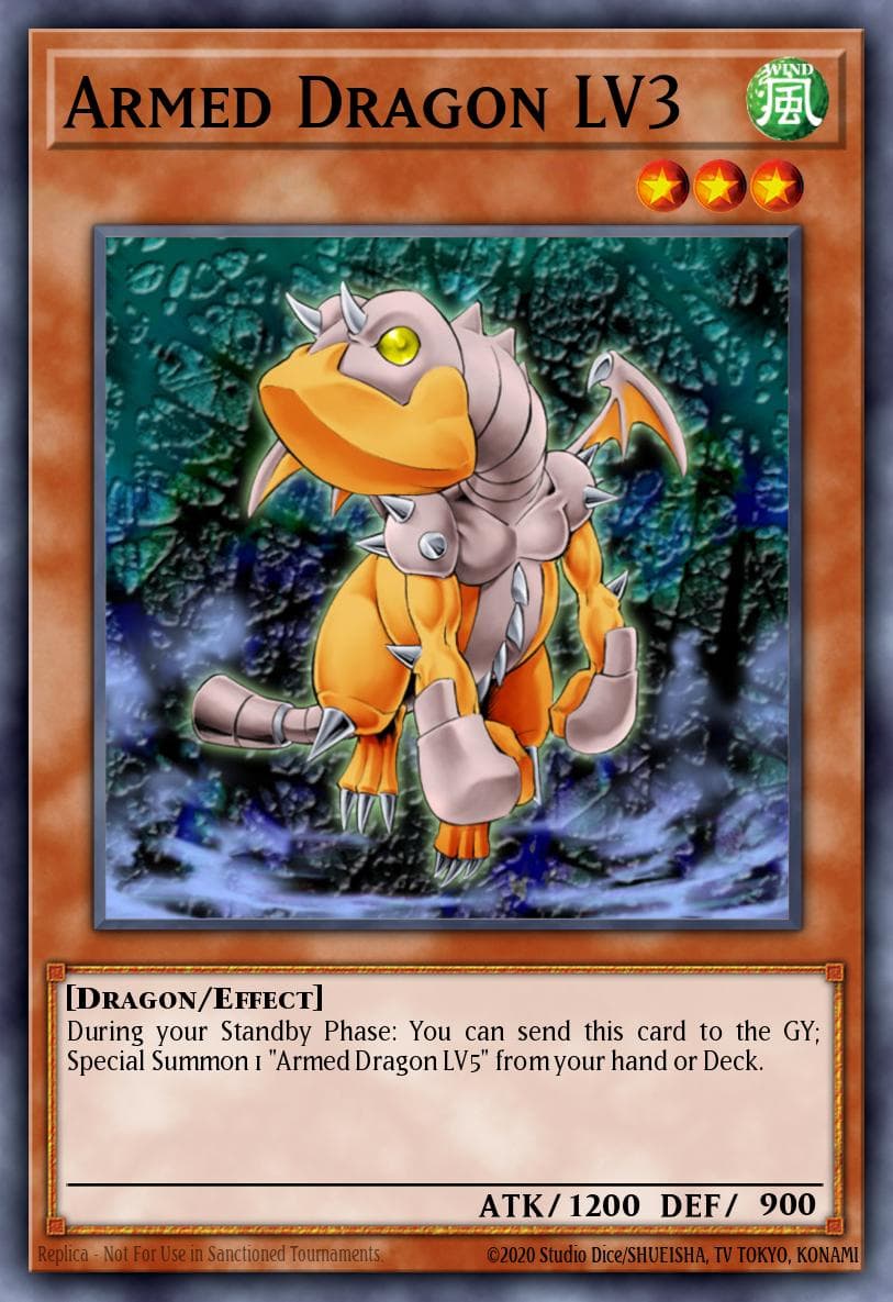 Armed Dragon LV3 Dark Revelation Volume 3 card