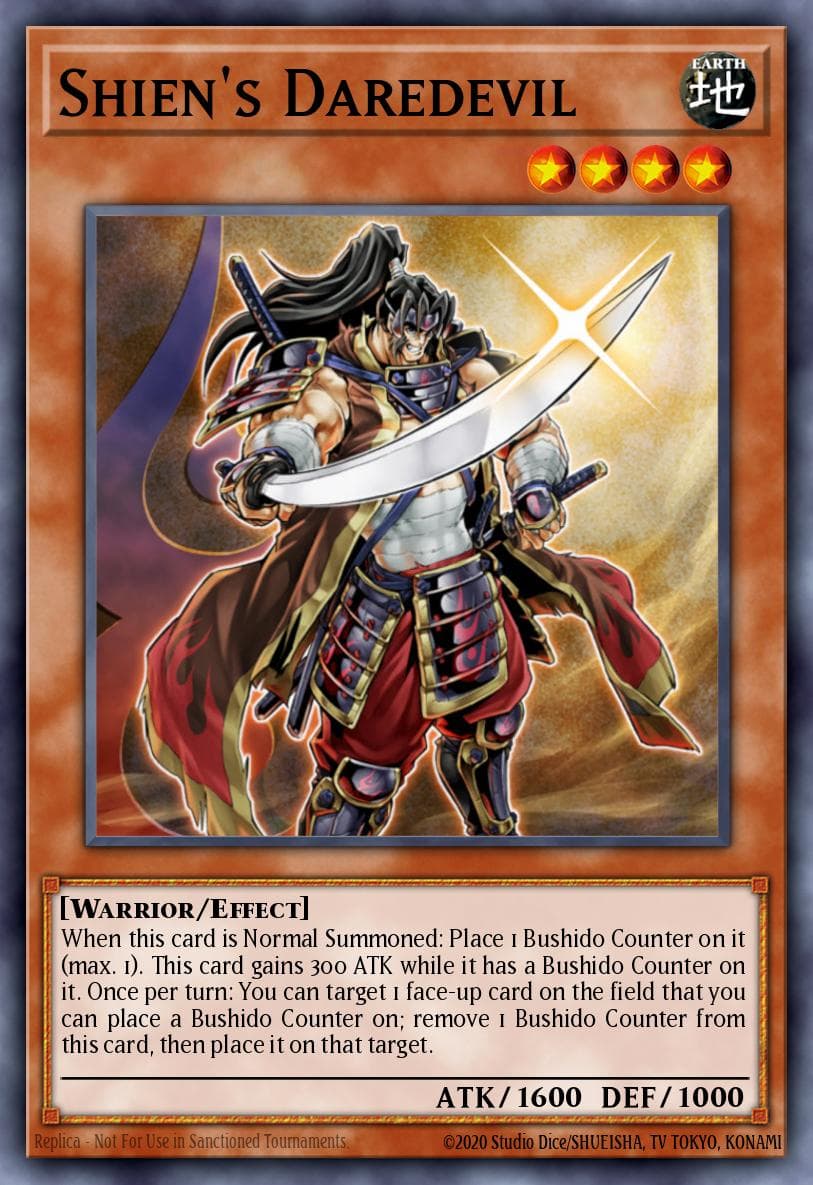 Shien's Daredevil Storm of Ragnarok: Special Edition card
