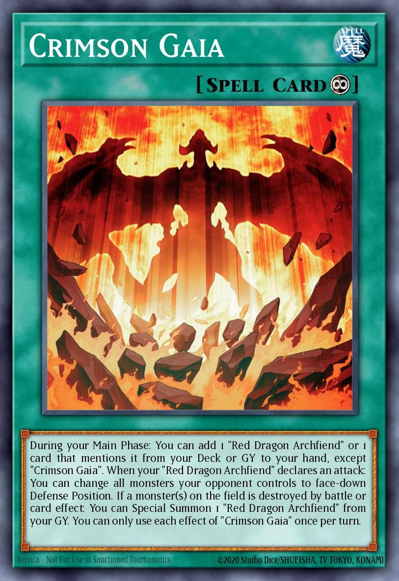 Crimson Gaia Rarity Collection 5 card