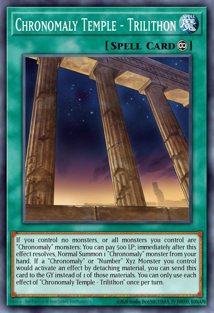 Chronomaly Temple - Trilithon 游戏王 card