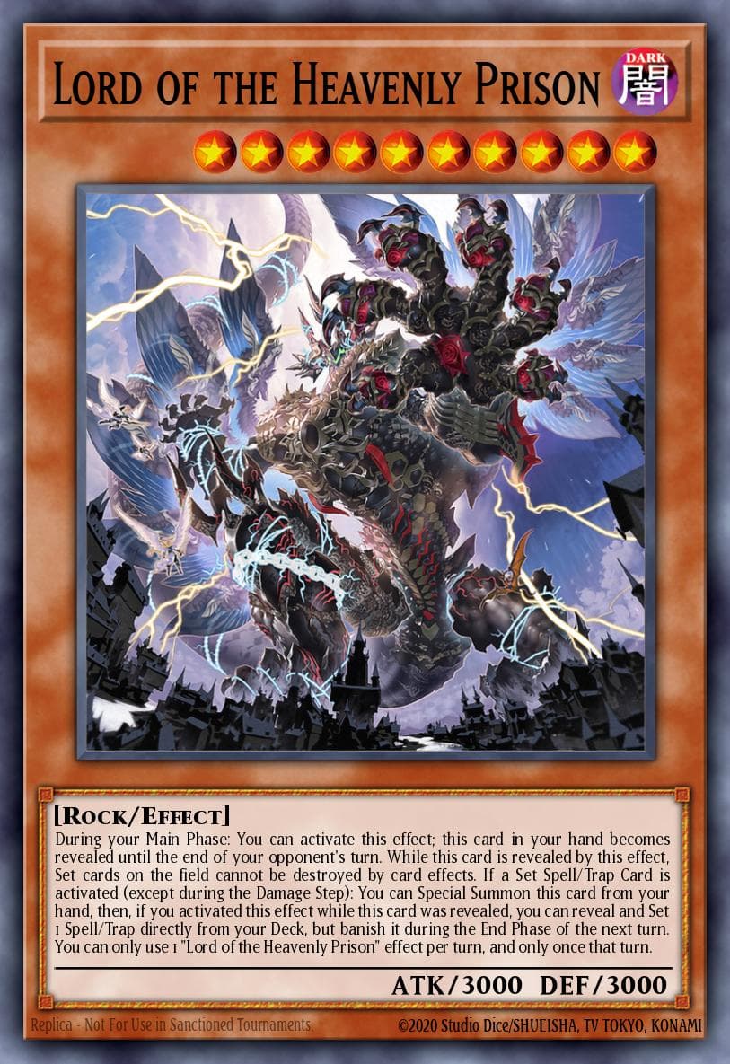 Lord of the Heavenly Prison Burst of Destiny card