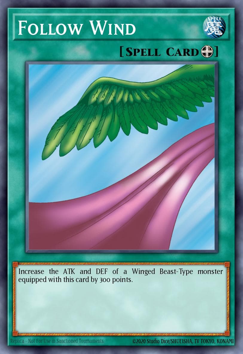 Follow Wind Legend of Blue Eyes White Dragon card