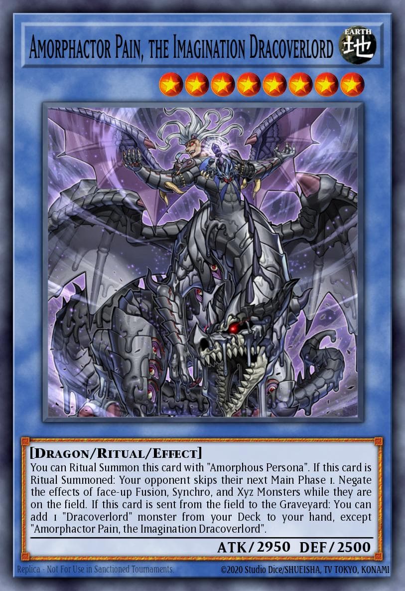 Amorphactor Pain, the Imagination Dracoverlord 25th Anniversary Tin: Dueling Heroes Mega Pack card