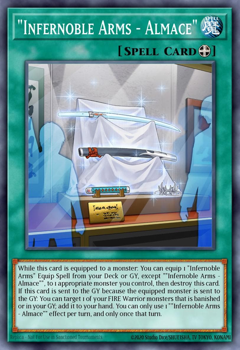 "Infernoble Arms - Almace" Duelist Nexus card