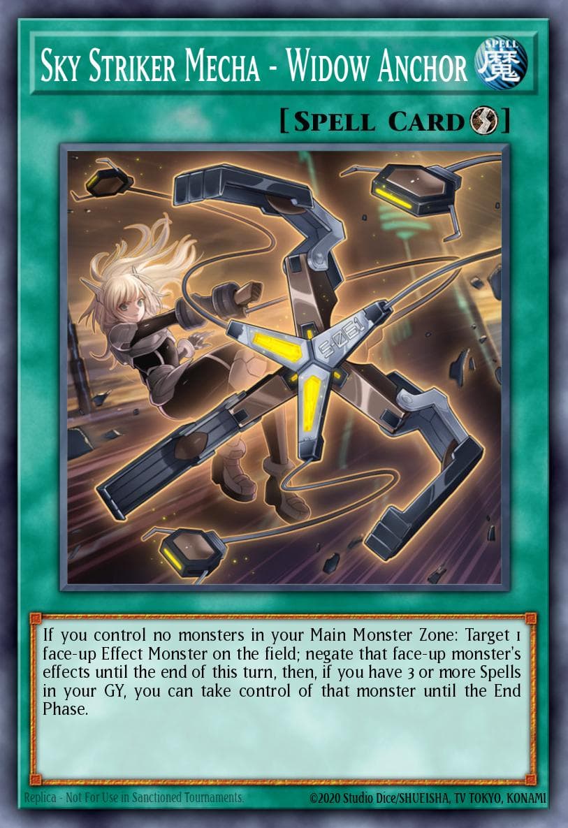 Sky Striker Mecha - Widow Anchor Battles of Legend: Hero's Revenge card