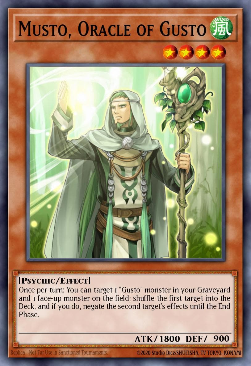 Musto, Oracle of Gusto Hidden Arsenal 6: Omega Xyz card