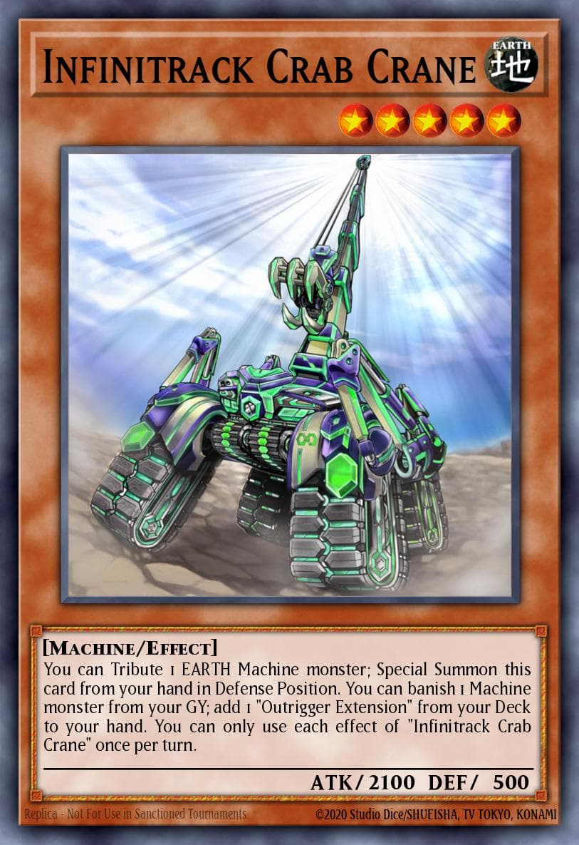 Infinitrack Crab Crane The Infinity Chasers card