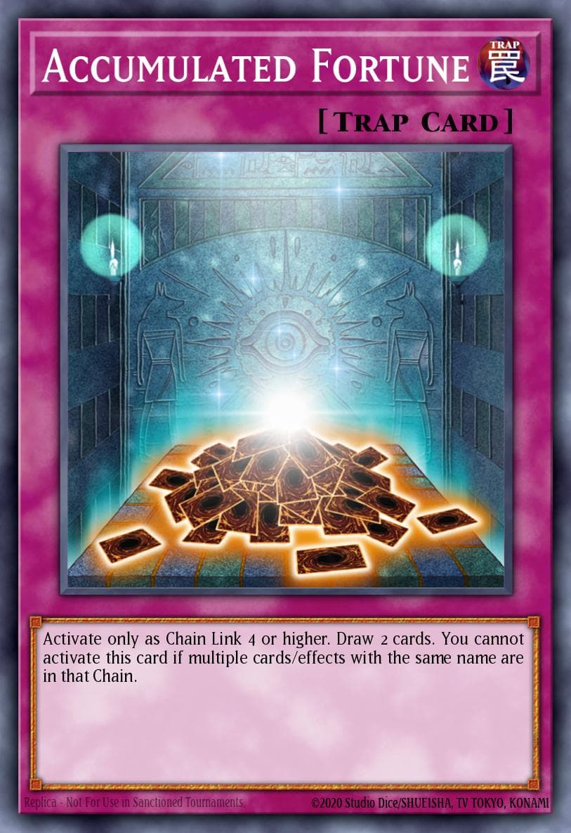 Accumulated Fortune Cyberdark Impact card