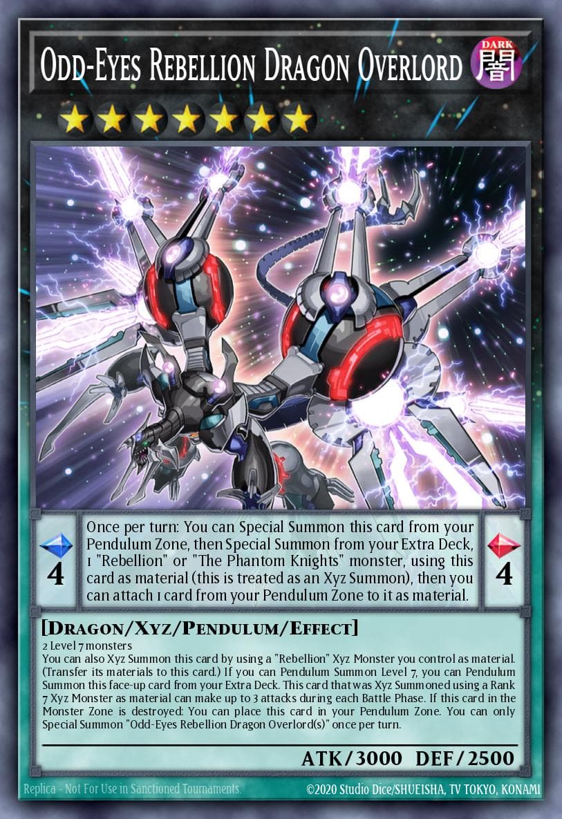 Odd-Eyes Rebellion Dragon Overlord Ghosts From the Past: The 2nd Haunting card