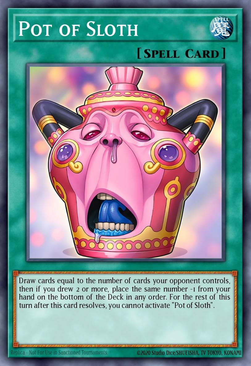 怠慢之壶 游戏王 card