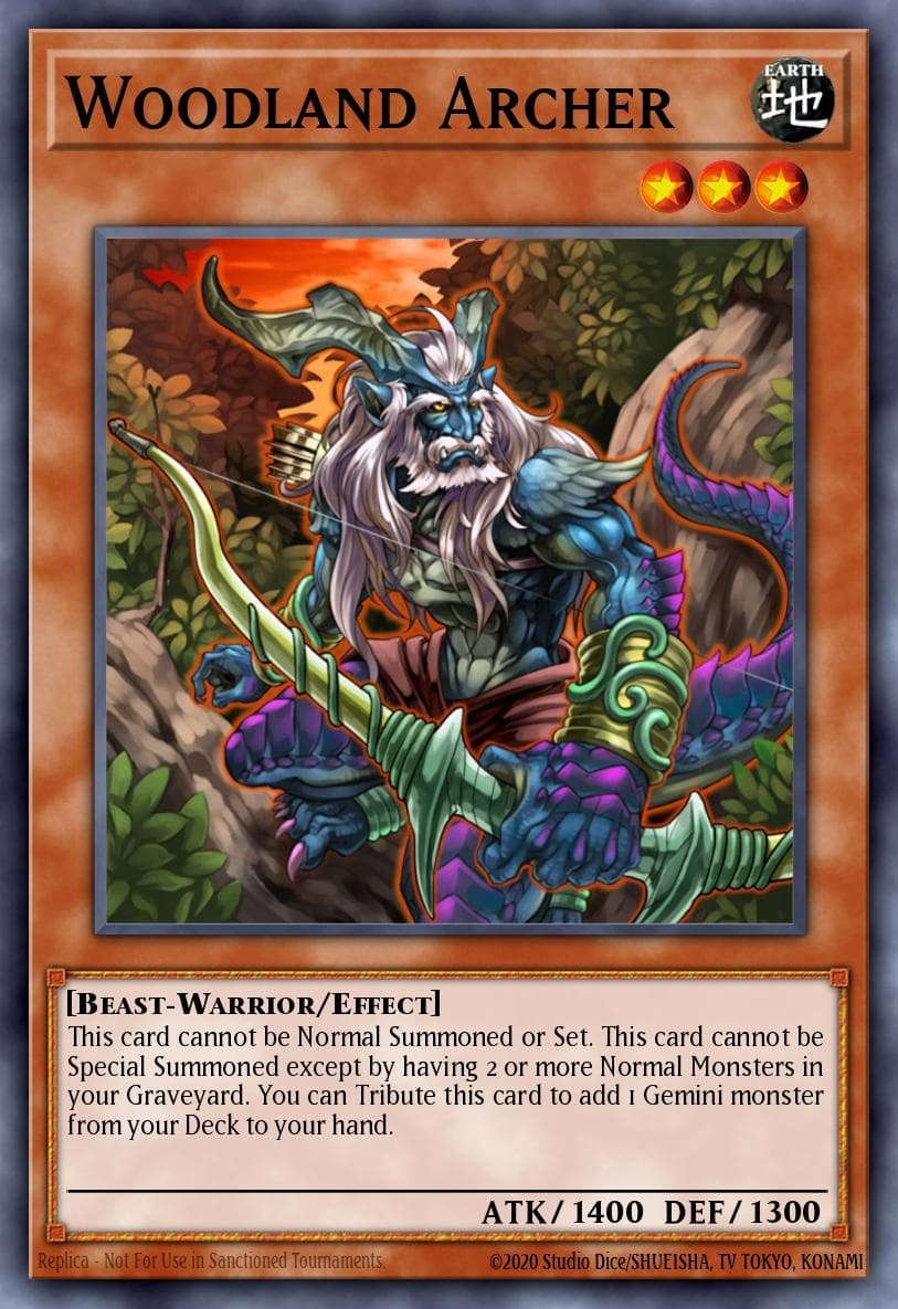 Woodland Archer Stardust Overdrive: Special Edition card