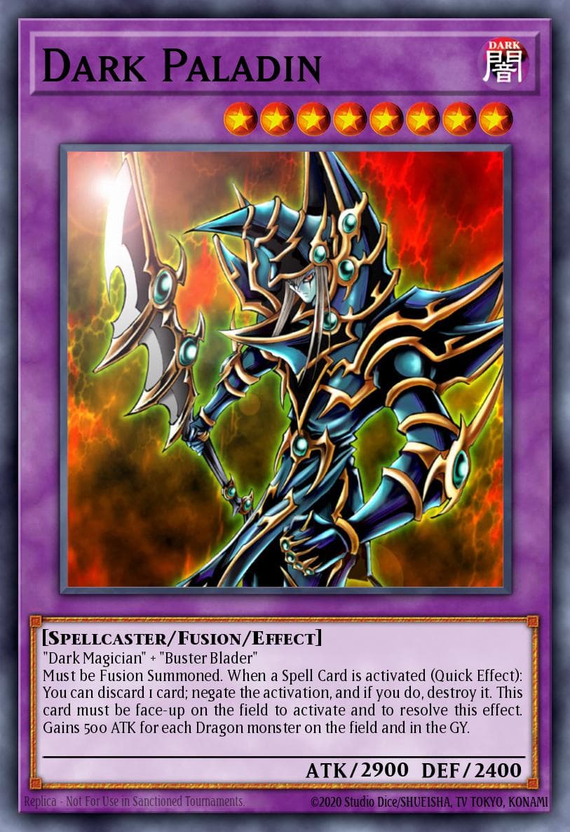 Dark Paladin Speed Duel: Battle City Box card
