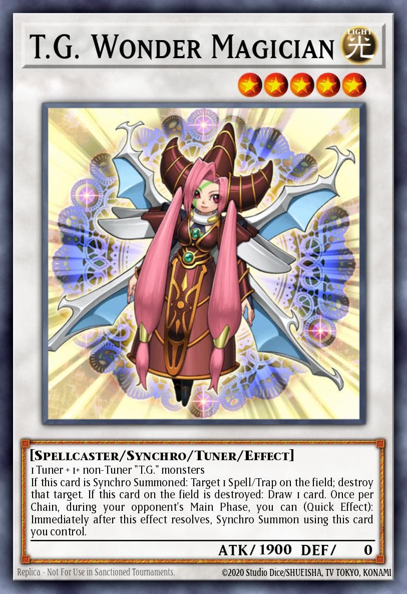 T.G. Wonder Magician Battles of Legend: Relentless Revenge card