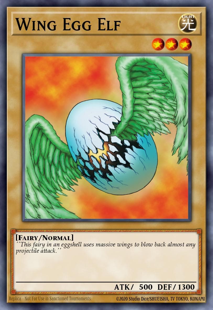 Wing Egg Elf 遊戲王 card
