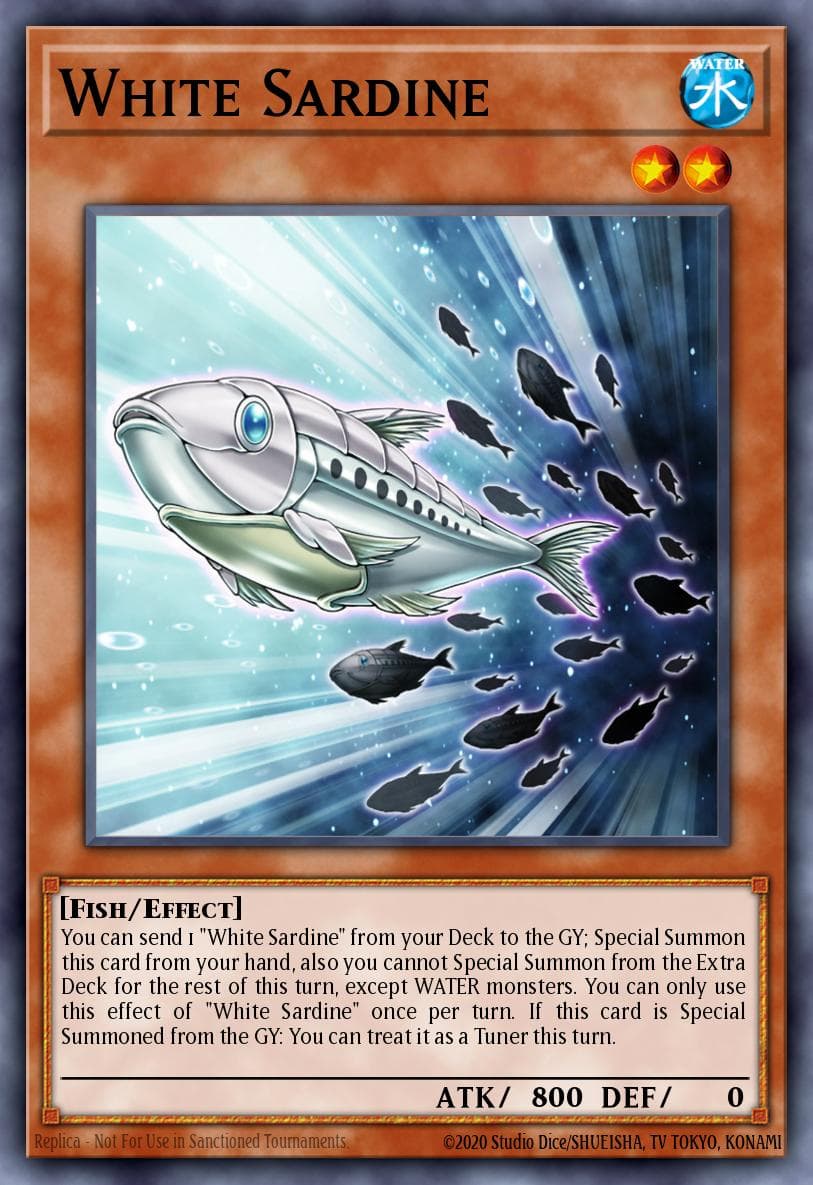 White Sardine 2025 Mega-Pack Tin card