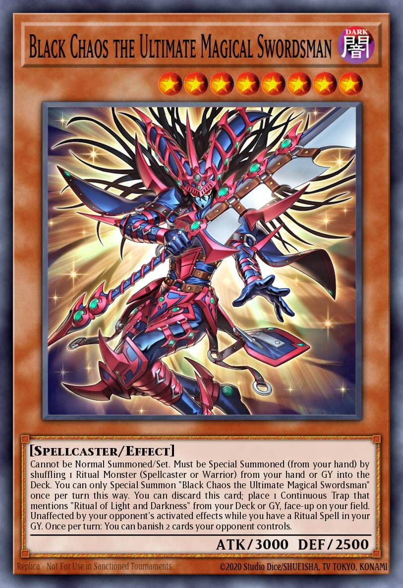超魔剑士 黑暗混沌 游戏王 card