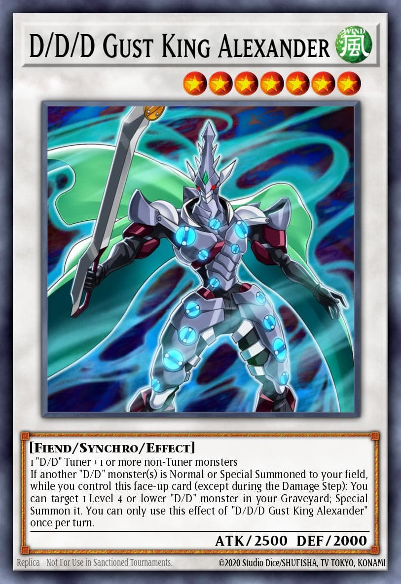 D/D/D Gust King Alexander 2016 Mega-Tins card