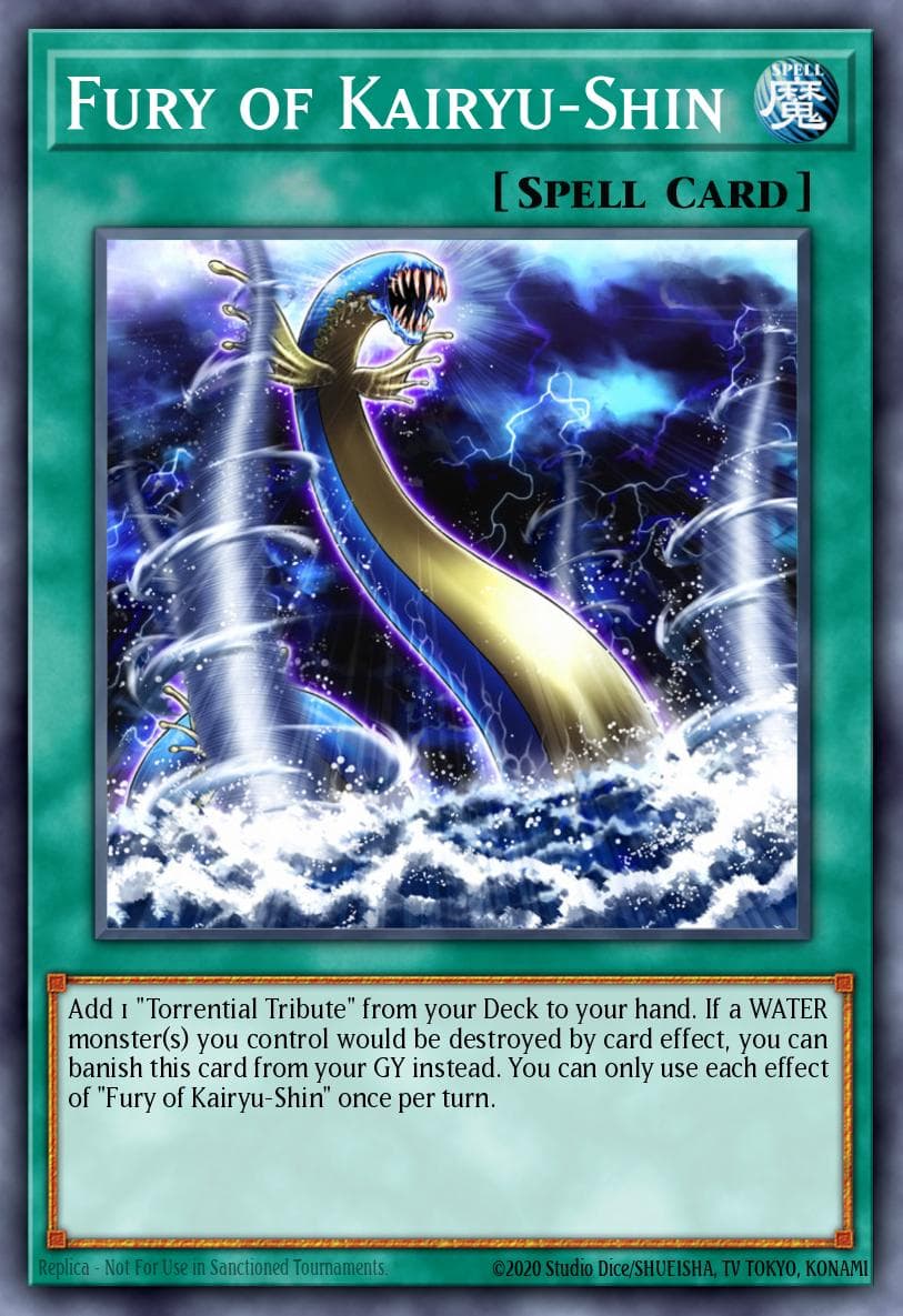 Fury of Kairyu-Shin Rise of the Duelist Premiere! promotional card card