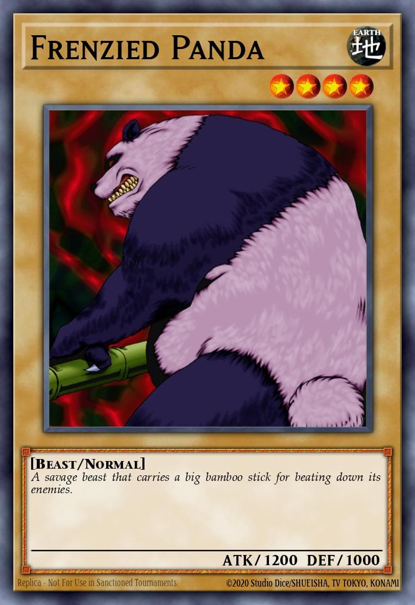 Frenzied Panda Magic Ruler card