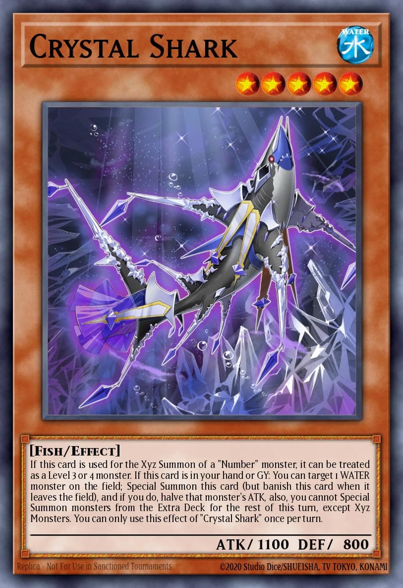 Crystal Shark Legendary Duelists: Duels From the Deep card