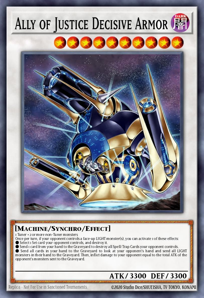 Ally of Justice Decisive Armor Hidden Arsenal 3 card