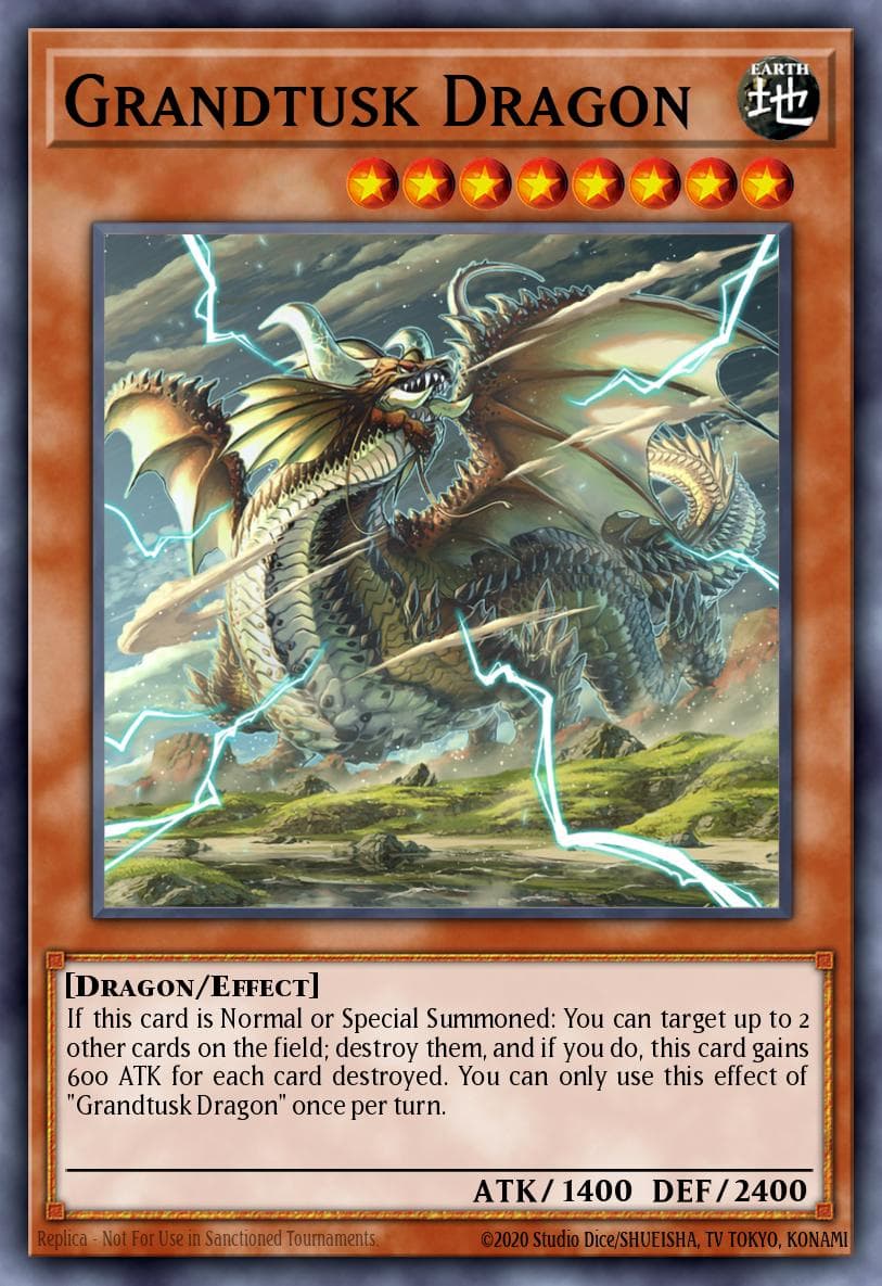 Grandtusk Dragon Power of the Elements card