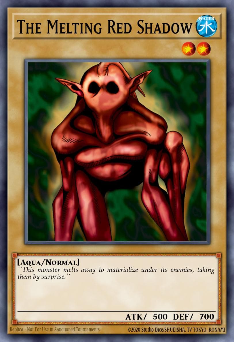 The Melting Red Shadow 游戏王 card