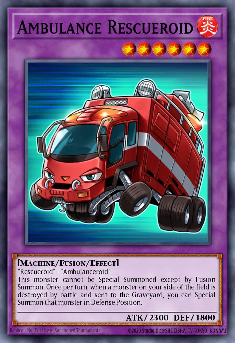 Ambulance Rescueroid Speed Duel GX: Midterm Paradox card