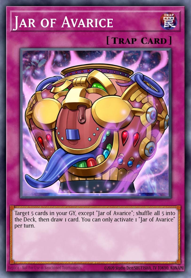 Jar of Avarice Machine Reactor Structure Deck card