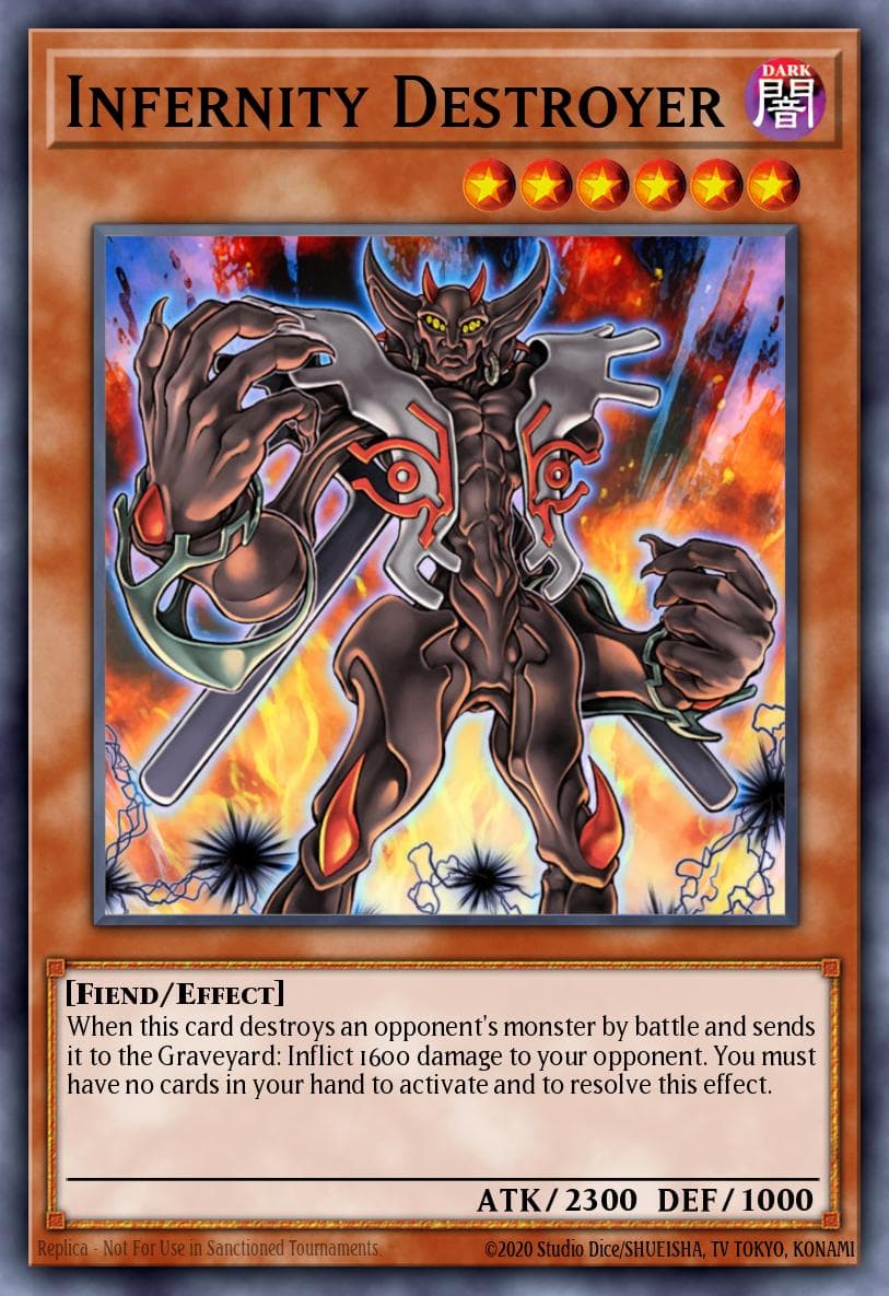 Infernity Destroyer The Shining Darkness Sneak Peek Participation Card card